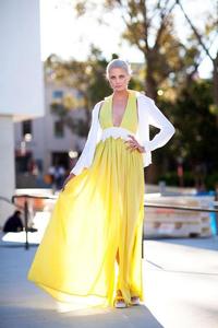 Image of POLARIS Detailed Backless Maxi Dress
