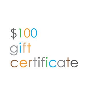 Image of Gift Certificate $100