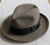 Image of Vintage Pearl Grey Fedora, size 6 7/8
