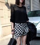 Image of Centenera See-through knit - Black