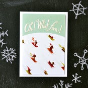 Image of "Oh! What Fun!" Holiday Card