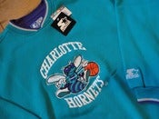 Image of Vintage Deadstock Charlotte Hornets Big Logo Crewneck Sweatshirt Jumper