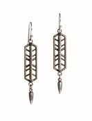 Image of Double Koti two tone earring
