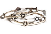 Image of Baby Hex Bangle Set