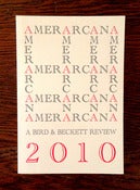 Image of AMERARCANA 2010: A Bird & Beckett Review