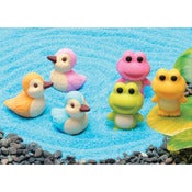 Image of Gommes puzzle Canards et Grenouilles - IWAKO