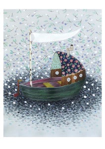 Image of Blossom Sailing -print