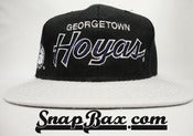 Image of Vintage Deadstock Georgetown Hoyas Sports Specialties Script Wool Snapback Hat Cap