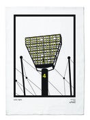 Image of iconic lights tea towel