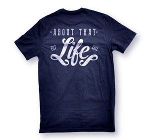 Image of The Script Tee in Navy