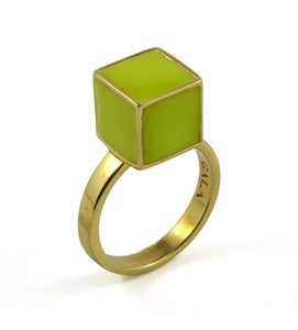 Image of Semblance Ring Leaf/Brass