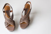 Image of DVF tribal strap high heels - 8.5