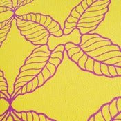 Image of Caladium Wallpaper (Yellow/Purple)