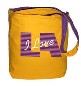 Image of Exclusive "I love LA" reversible Tote bag