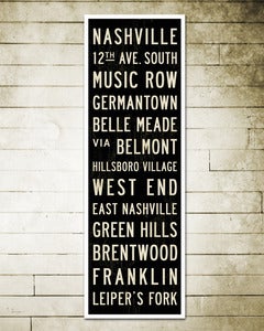 Image of The Nashville Bus Scroll.