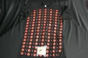Image of Black Tee Red V's