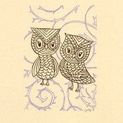 Image of TWO OWLS : limited edition screenprint
