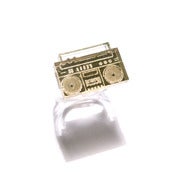 Image of boombox ring [gold mirror]