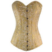 Image of Longline Gold Brocade Overbust