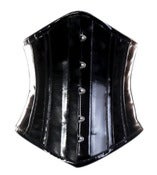 Image of Black PVC Longline Underbust