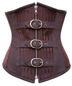 Image of Brown Stripes with Buckles