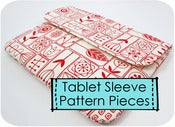 Image of Just Pattern Pieces - Tablet Computer Sleeves