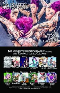 Image of 2013 Tattoo Ladies Calendar