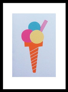 Image of Hey Day! Collective Ice Cream Print
