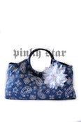 Image of Rosie the Riviter Blue Bandana Purse