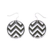 Image of chevron earrings [mirrored]