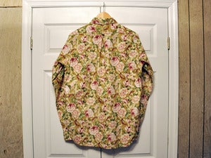 Image of ENGINEERED GARMENTS FLORAL TAB COLLAR SHIRT - LARGE