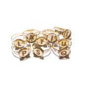 Image of initial ring [gold mirror]