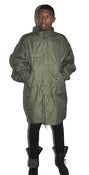 Image of Men's Vintage Army Green Drawstring Jacket