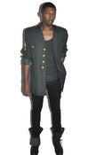 Image of Men's Vintage Army Green Military Jacket