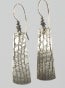 Image of Small Impression Long Tag Earrings