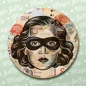Image of Black Mask Drink Coaster