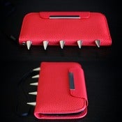 Image of Samsung Galaxy 3 Red Palm Wallet (FREE SHIPPING)