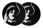 Image of Blunted Astronaut Slipmats (Black)