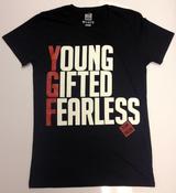 Image of YGF Slogan T-shirt [Black]