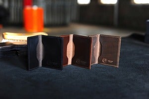 Image of Louis "Little New York" - Chromexcel Front Pocket Wallet