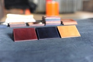 Image of Louis "Little New York" - Horween Shell Cordovan Front Pocket Wallet
