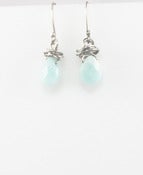Image of Amazonite Short Bead Drop Earrings