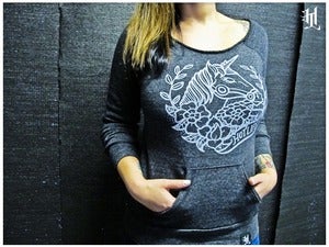 Image of *SMALL ONLY* HOTLIFE - "UNICORN"  Ladies Sweatshirt