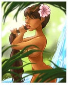 Image of "Morning Swim" Giclee Print