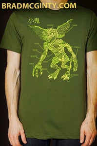 Image of ANATOMY OF THE GREMLIN T-SHIRT!