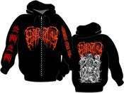 Image of EPICARDIECTOMY Abhorrent stench tour Zip-Hoodie 