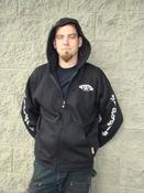 Image of Godspeed Zip-Up Hoodie - Black