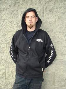 Image of Godspeed Zip-Up Hoodie - Black