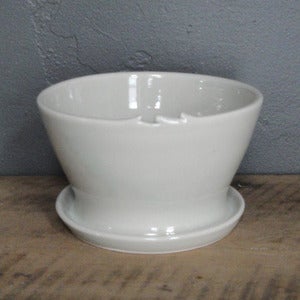 Image of Low and Wide Porcelain Planter