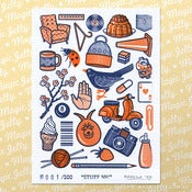 Image of Stuff No 1 Gocco Print